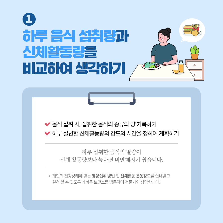 비만예방을 위한 소소한 실천3